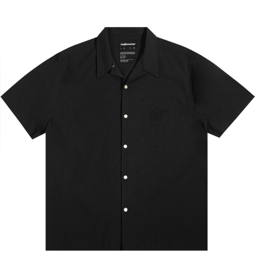 The Hundreds Black Button-Down Short Sleeve Shirt